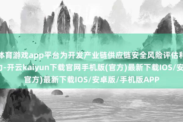 体育游戏app平台为开发产业链供应链安全风险评估和搪塞机制献计献力-开云kaiyun下载官网手机版(官方)最新下载IOS/安卓版/手机版APP