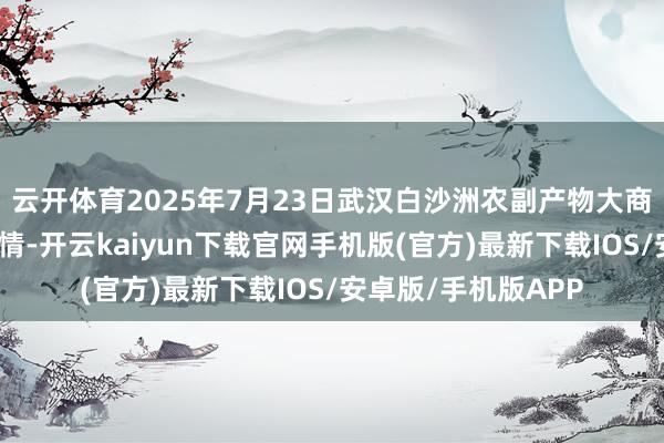 云开体育2025年7月23日武汉白沙洲农副产物大商场有限公司价钱行情-开云kaiyun下载官网手机版(官方)最新下载IOS/安卓版/手机版APP