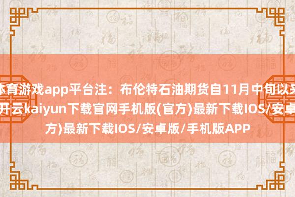 体育游戏app平台注：布伦特石油期货自11月中旬以来的涌现　