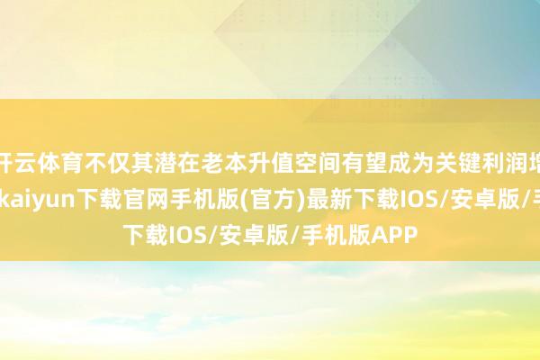 开云体育不仅其潜在老本升值空间有望成为关键利润增长点-开云k