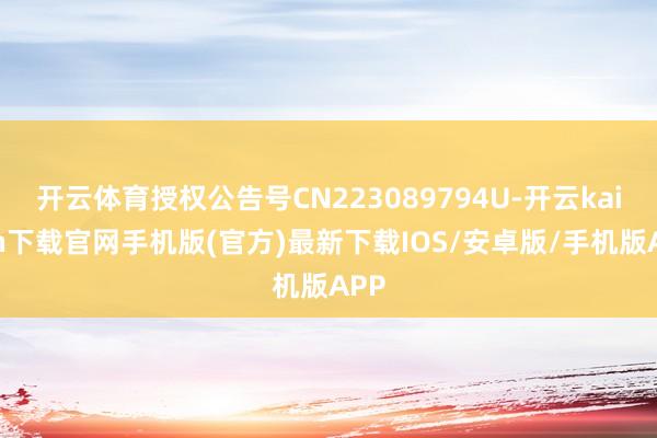 开云体育授权公告号CN223089794U-开云kaiyun